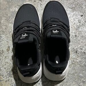Adidas Black and White Athletic Shoes